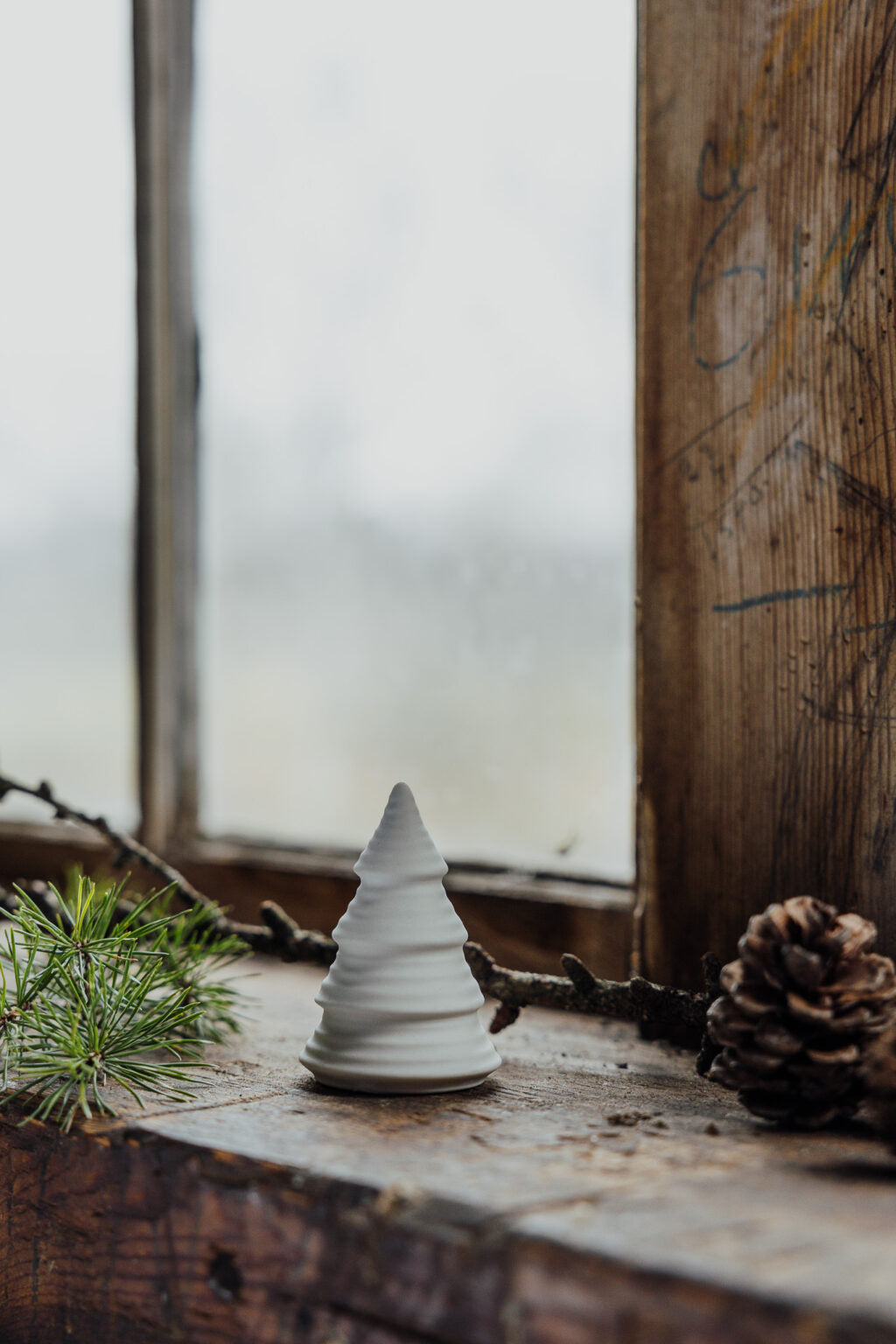 kerstboom MATT white