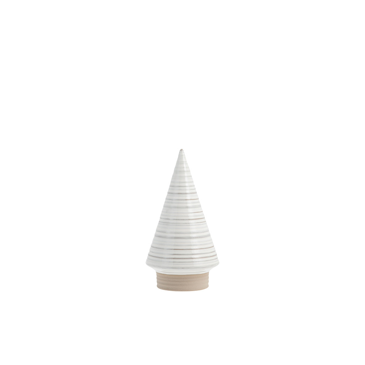 Handgemaakte kerstboom van keramiek.