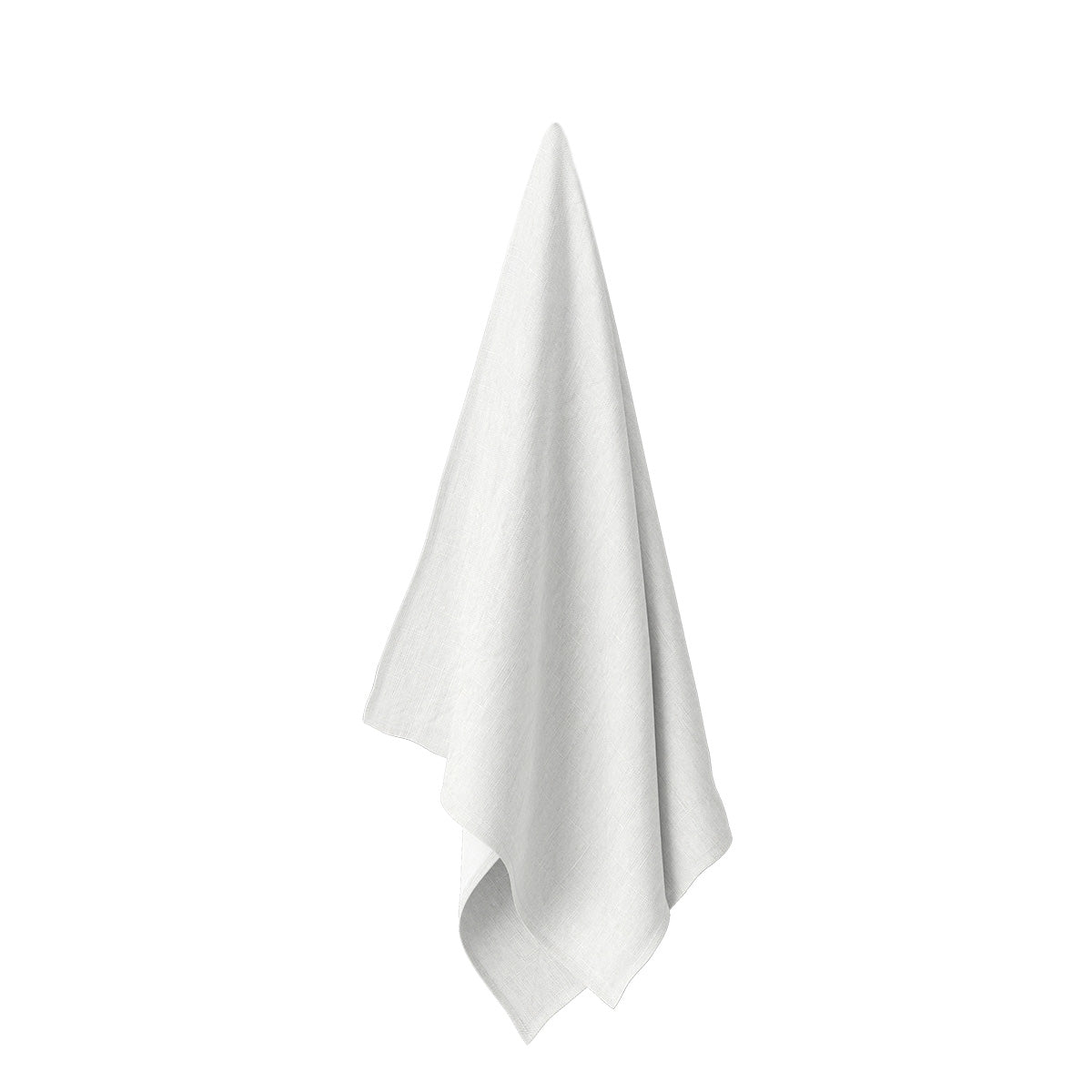 Linnen theedoek gemaakt van off white gewassen linnen.
