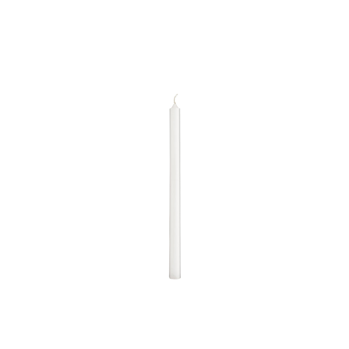Lange, witte potloodkaars.