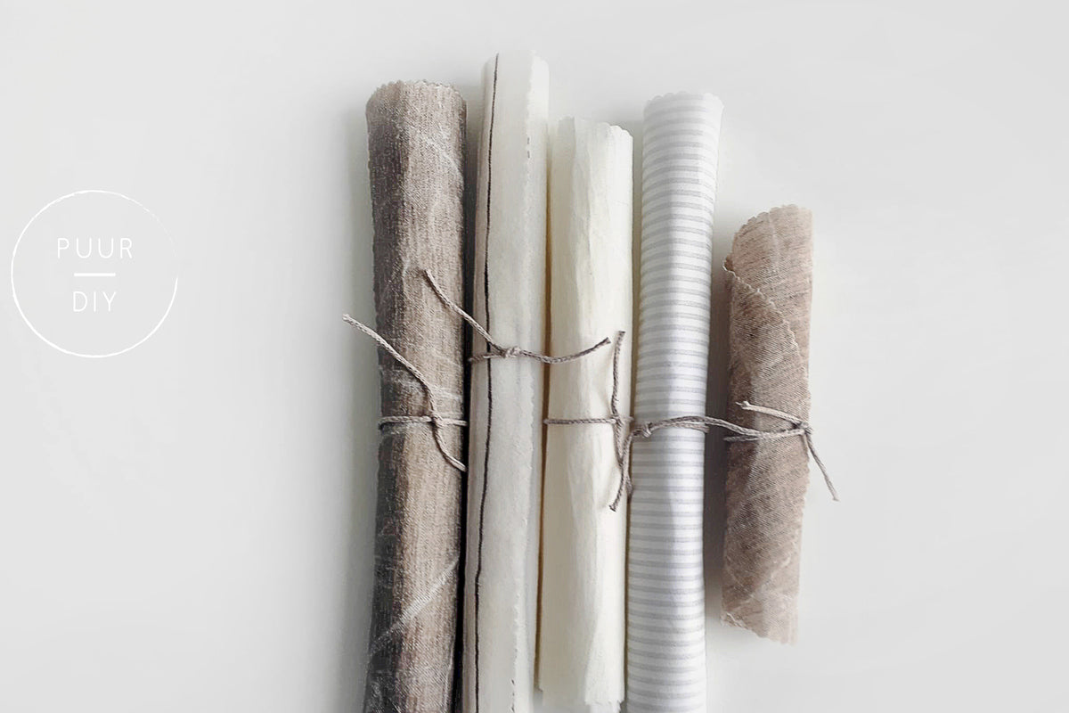 DIY zelf bijenwasdoek maken