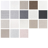 Kleuren kaart puur linnen kussens.