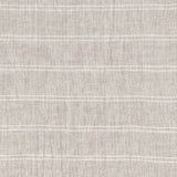 Europees gewassen linnen zandkleur met streep.