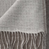 Dubbel geweven wollen deken van 100% merino wol.
